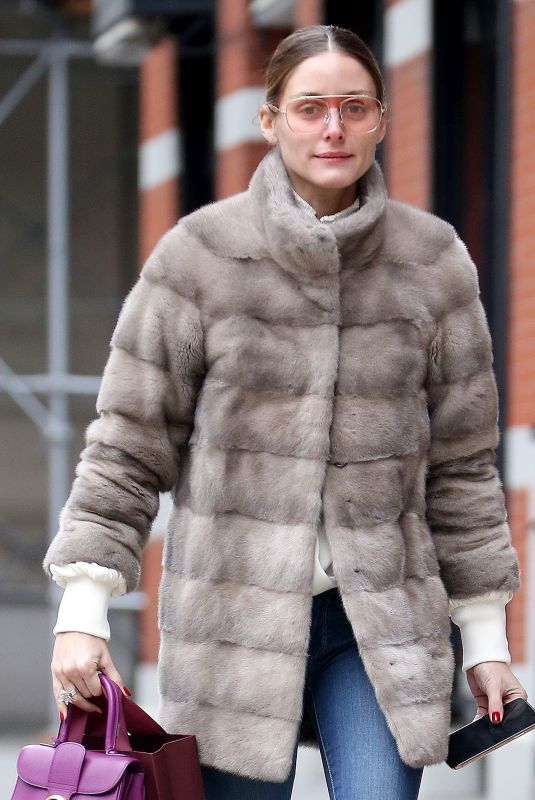 OLIVIA PALERMO Out and About in New York 04/11/2019
