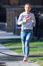OLIVIA WILDE in Ripped Jeans Out in New York 04/03/2019
