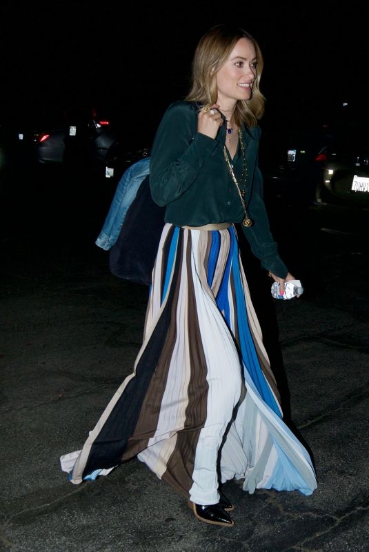 OLIVIA WILDE Night Out in Los Angeles 04/26/2019
