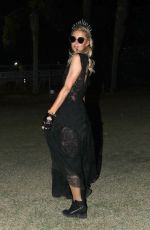 PARIS HILTON Night Out at Coachella 04/14/2019