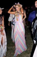 PARIS HILTON Out at Coachella 04/12/2019