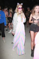 PARIS HILTON Out at Coachella 04/12/2019
