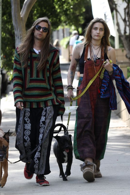 PARIS JACKSON and Gabriel Glenn Out Shopping in Los Angeles 04/03/2019