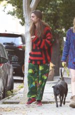 PARIS JACKSON and Gabriel Glenn Out with Their Dog in Los Angeles 04/10/2019