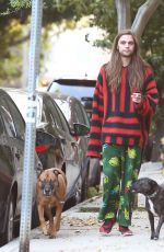 PARIS JACKSON and Gabriel Glenn Out with Their Dog in Los Angeles 04/10/2019