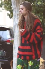 PARIS JACKSON and Gabriel Glenn Out with Their Dog in Los Angeles 04/10/2019