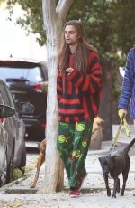 PARIS JACKSON and Gabriel Glenn Out with Their Dog in Los Angeles 04/10/2019