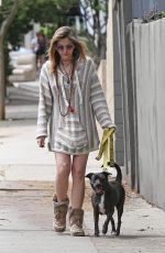 PARIS JACKSON and Gabriel Glenn Out with Their Dog in Los Angeles 04/11/2019