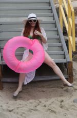 PHOEBE PRICE in Bikini at a Beach in Malibu 04/29/2019
