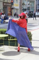 PHOEBE PRICE Out and About in Beverly Hills 04/02/2019