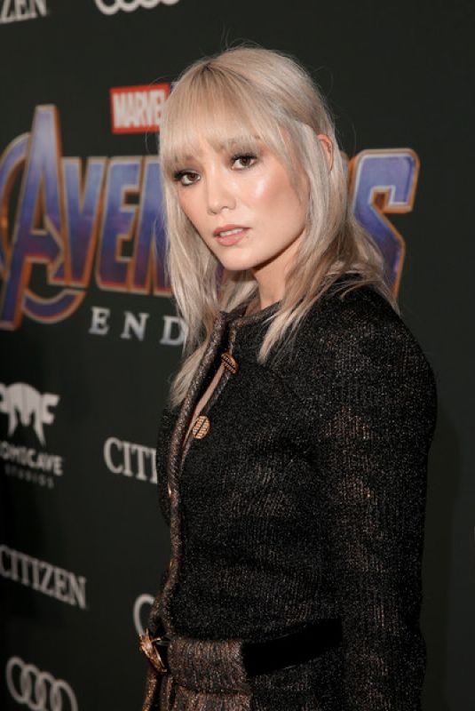 POM KLEMENTIEFF at Avengers: Endgame Premiere in Los Angeles 04/22/2019