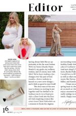Pregnant CLAIRE HOLT in Mini Magazine, Spring 2019