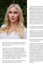 Pregnant CLAIRE HOLT in Mini Magazine, Spring 2019