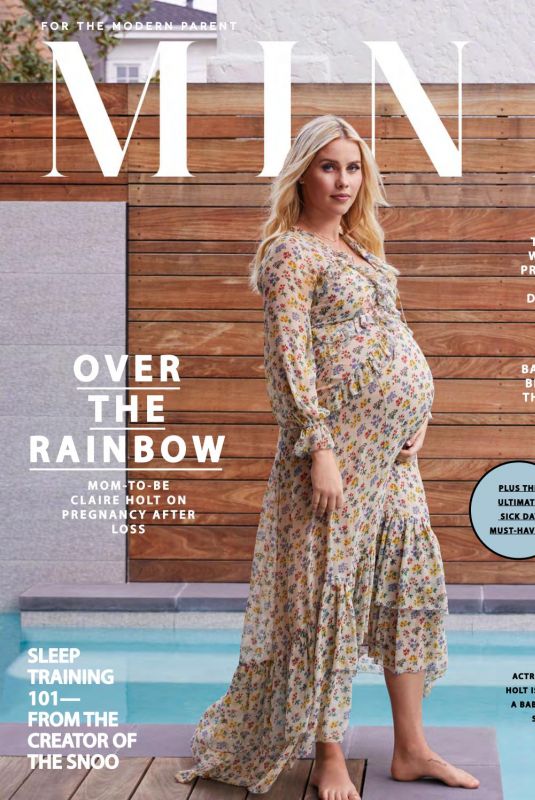 Pregnant CLAIRE HOLT in Mini Magazine, Spring 2019