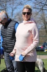 Pregnant GEMMA ATKINSON at Charity Cash for Kids Dog Walk Launch in Heaton Park in Manchester 04/11/2019