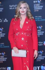 Pregnant HAYLEY MCQUEEN at BT Sport Industry Awards 2019 in London 04/25/2019