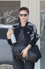 Pregnant KATE MARA Leaves a Gym in West Hollywood 04/02/2019