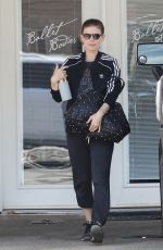 Pregnant KATE MARA Leaves a Gym in West Hollywood 04/02/2019