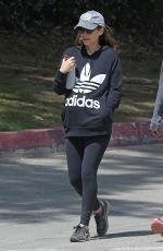 Pregnant KATE MARA Out and About in Los Angeles 04/04/2019