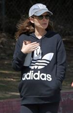 Pregnant KATE MARA Out and About in Los Angeles 04/04/2019