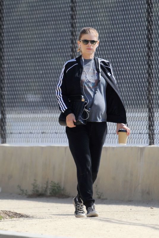 Pregnant KATE MARA Out and About in Los Angeles 04/11/2019