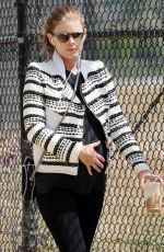 Pregnant KATE MARA Out and About in Los Angeles 04/15/2019