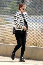 Pregnant KATE MARA Out and About in Los Angeles 04/15/2019
