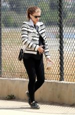 Pregnant KATE MARA Out and About in Los Angeles 04/15/2019