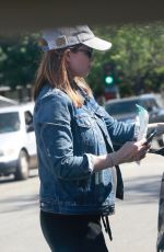 Pregnant KATE MARA Out in Los Angeles 04/10/2019