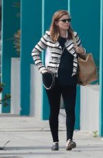 Pregnant KATE MARA Out Shopping in Los Angeles 04/15/2019
