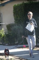 Pregnant KATE MARA Out with Her Dogs in Los Angeles 04/13/2019