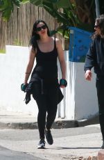 Pregnant KRYSTEN RITTER and Adam Granduciel Out in Hollywood 04/06/2019