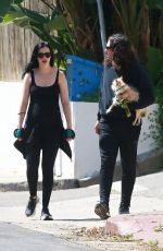 Pregnant KRYSTEN RITTER and Adam Granduciel Out in Hollywood 04/06/2019
