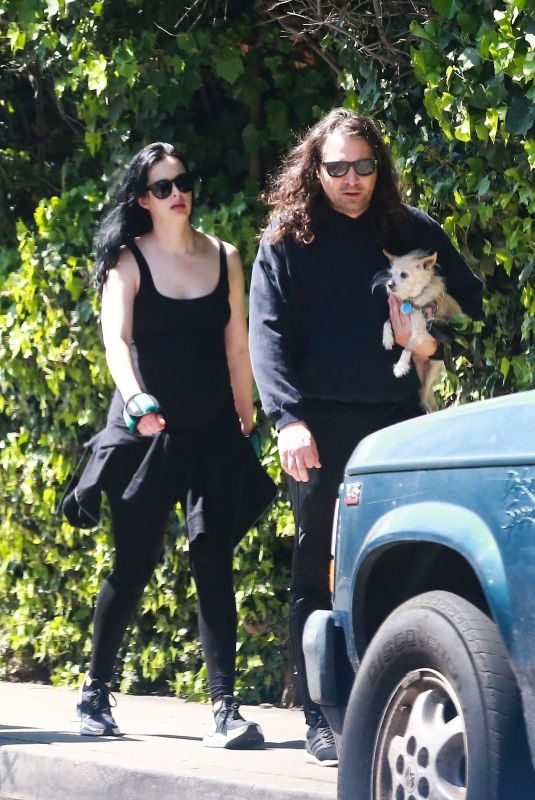 Pregnant KRYSTEN RITTER and Adam Granduciel Out in Hollywood 04/06/2019