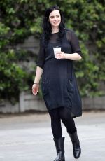 Pregnant KRYSTEN RITTER Out for Coffee in West Hollywood 04/04/2019
