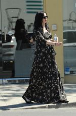 Pregnant KRYSTEN RITTER Out for Lunch in Los Angeles 04/13/2019