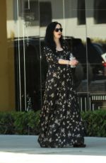 Pregnant KRYSTEN RITTER Out for Lunch in Los Angeles 04/13/2019