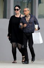 Pregnant KT VON D Out in West Hollywood 04/29/2019