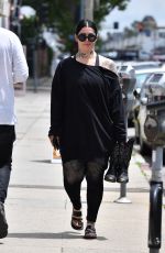 Pregnant KT VON D Out in West Hollywood 04/29/2019