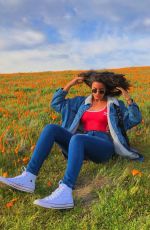 PRISCILLA HUGGINS ORTIZ on the Set of a Photoshoot, April 2019