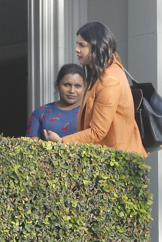 PRIYANKA CHOPRA and MINDY KALING Out in Los Angeles 04/07/2019