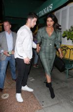 PRIYANKA CHOPRA and Nick Jonas & at Dan Tana