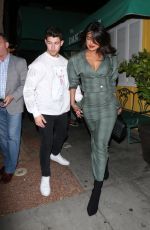 PRIYANKA CHOPRA and Nick Jonas & at Dan Tana