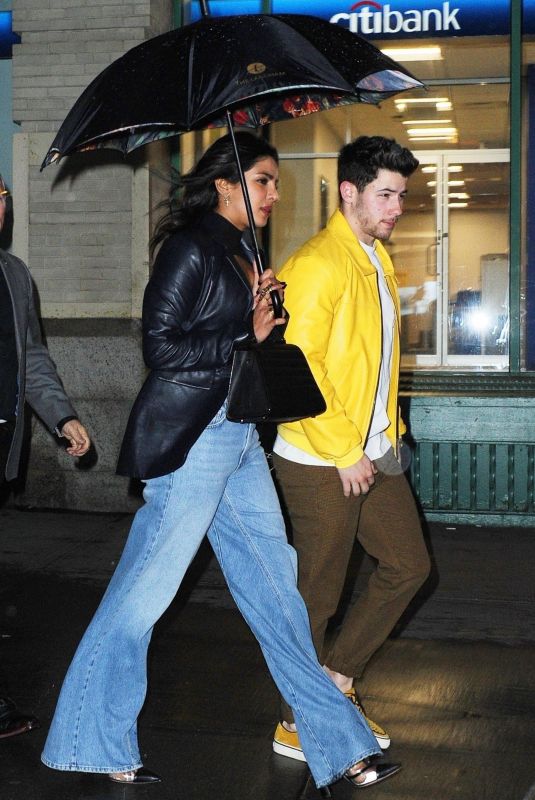 PRIYANKA CHOPRA and Nick Jonas at Mr Chow in New York 04/05/2019