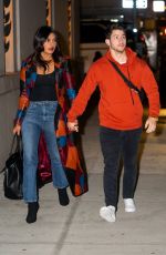 PRIYANKA CHOPRA and Nick Jonas Out in New York 04/04/2019