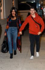 PRIYANKA CHOPRA and Nick Jonas Out in New York 04/04/2019