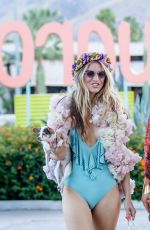 RACHEL MCCORD and CJ LANA PERRY at Coachella Festival in Indio 04/13/2019