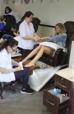 RACHEL MCCORD at a Manicure Salon in Beverly Hills 04/19/2019