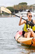 RACHEL MCCORD in Bikini Kayaking in Marina Del Rey 04/20/2019