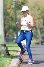 REESE WITHERSPOON Out Jogging in West Hollywood 04/07/2019